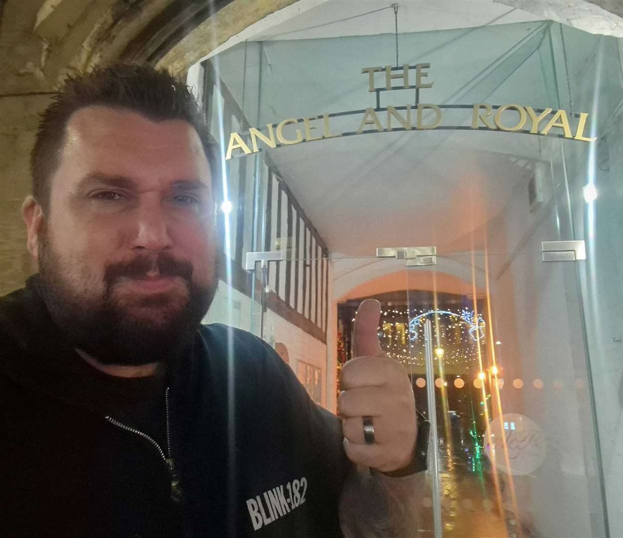 Dale at The Angel and Royal Hotel.