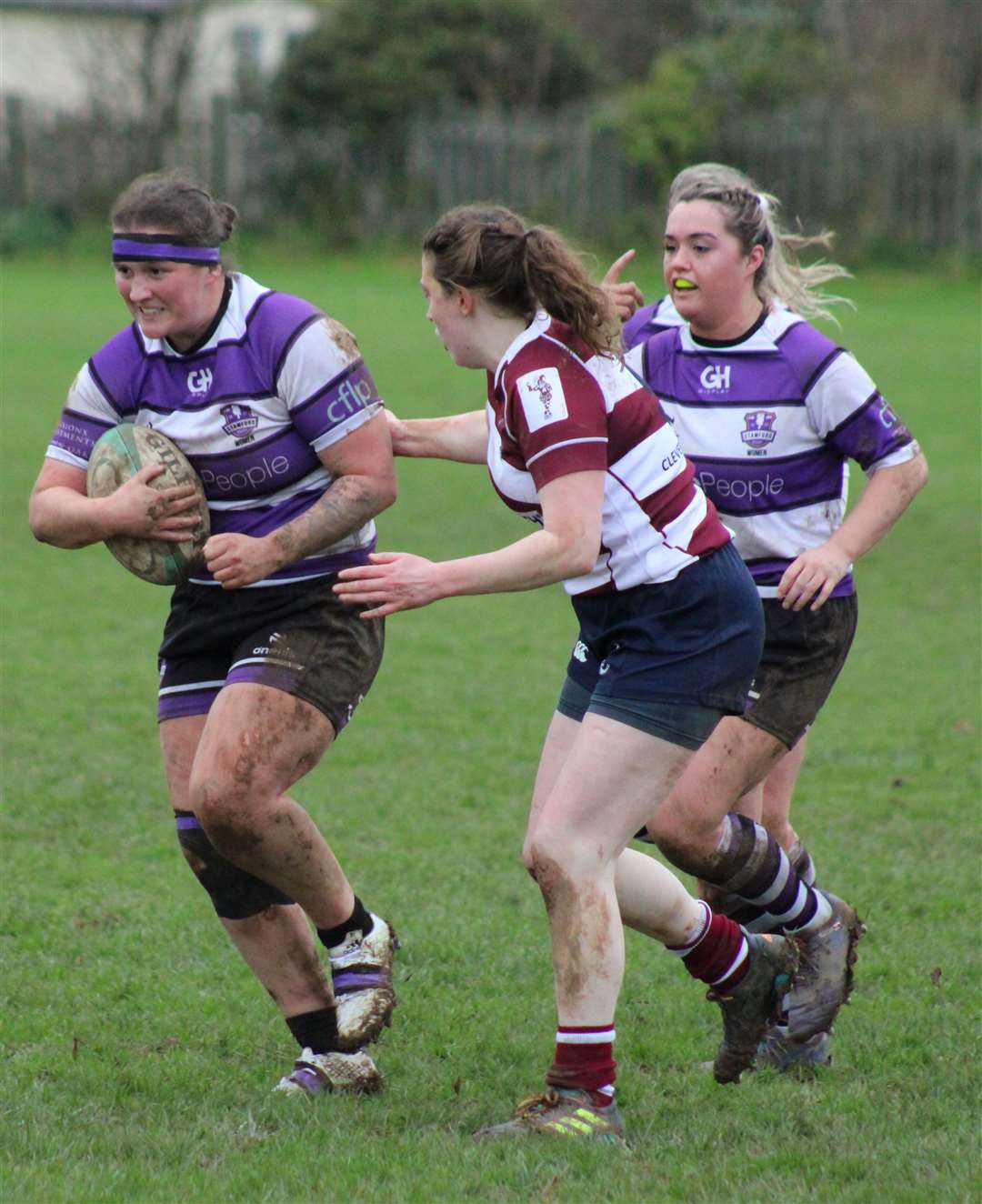 Action from Stamford Women's victory over Welwyn on Sunday. Photo: Darren Dolby