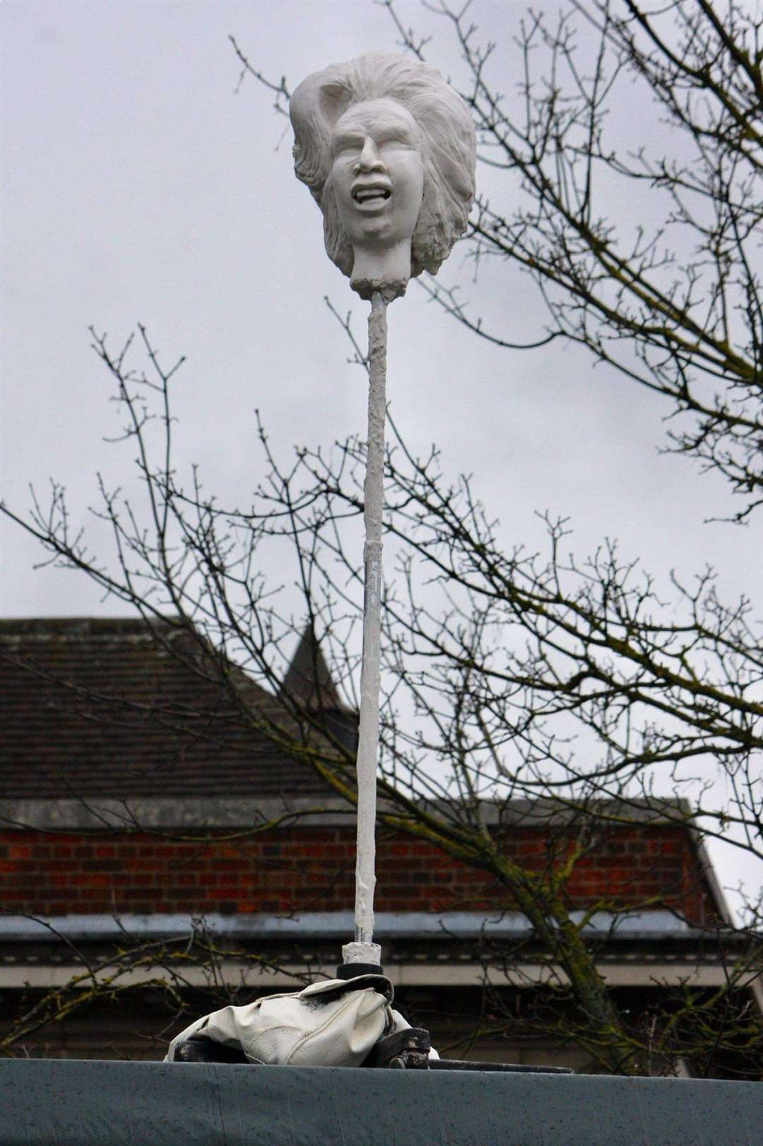 Mark Robla's Thatcher statue. Photo: Ian Selby (44512658)