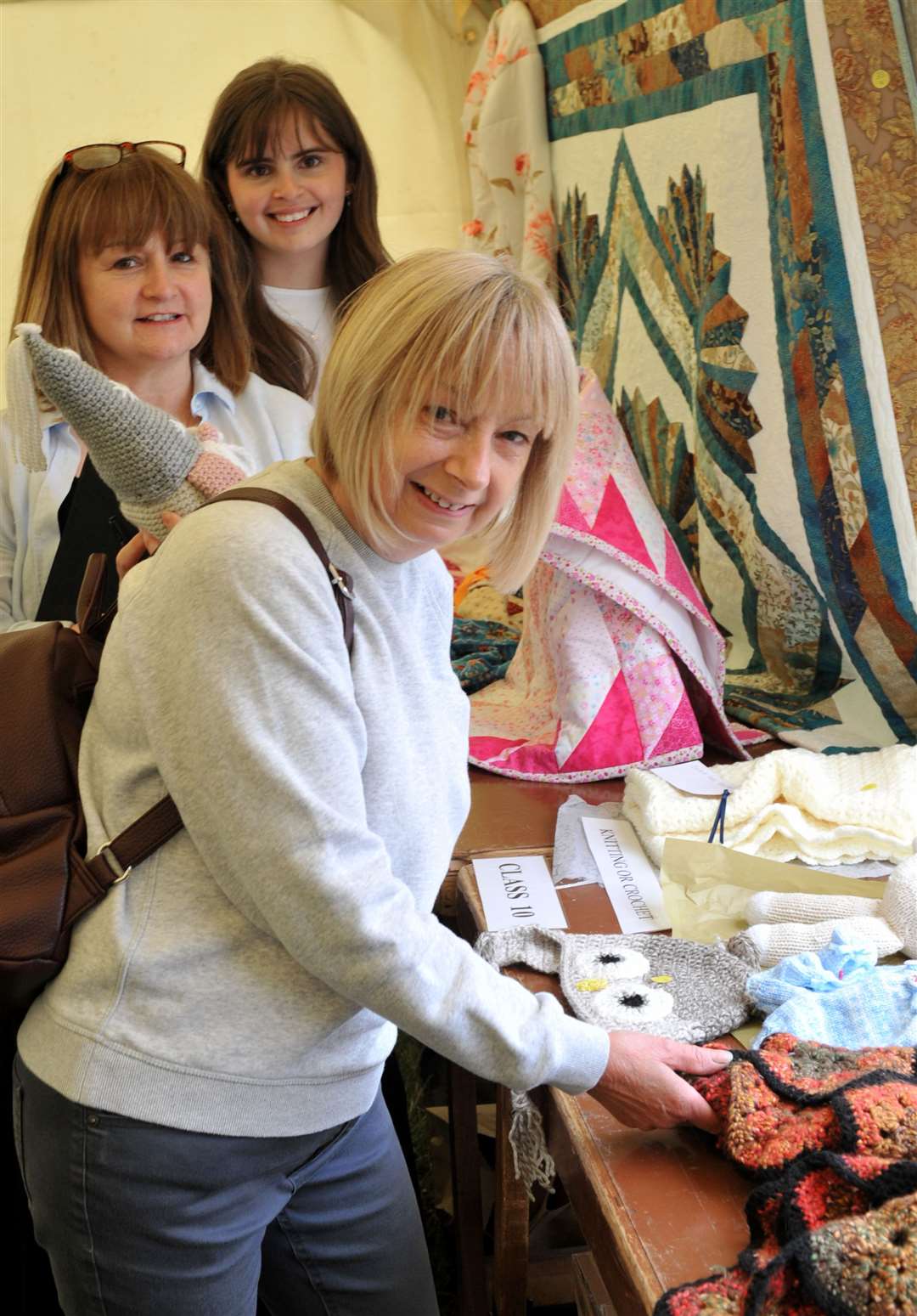 Judges Lucy Pritcher, Jo Pritcher and Julie Gerle
