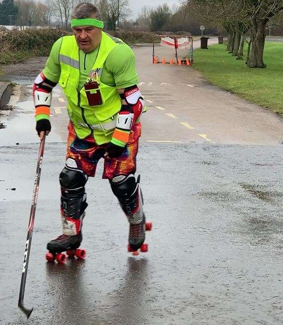 Paul has become a familiar face to motorists using the A15