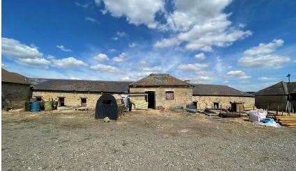 The farm buildings at Home Farm, Blatherwycke. Photo: RTK Stamford