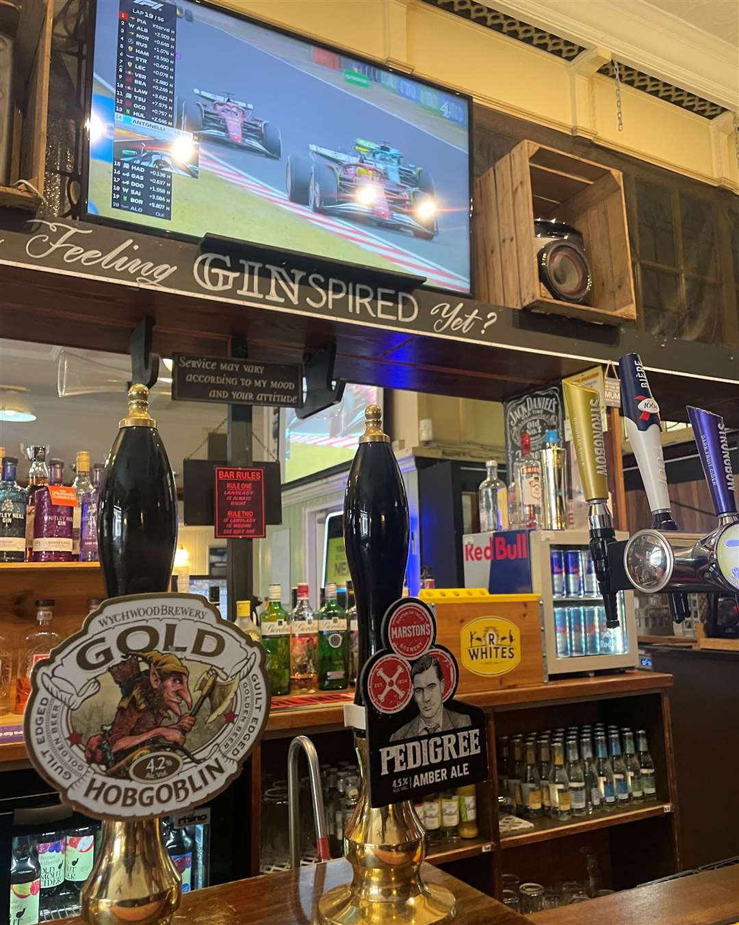 The bar at The Still