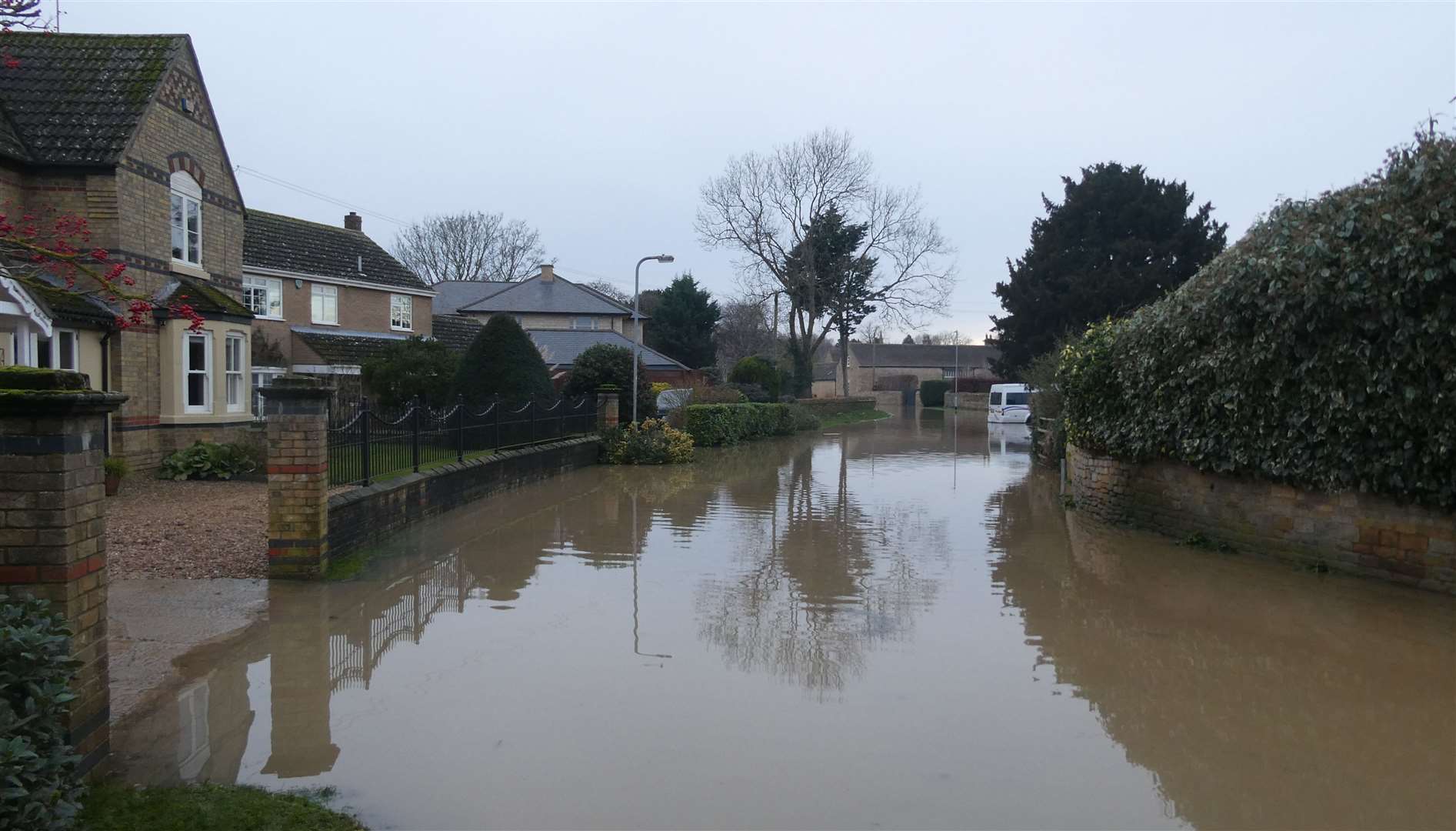 Flooding in Greatford. Photo: Robin Jones