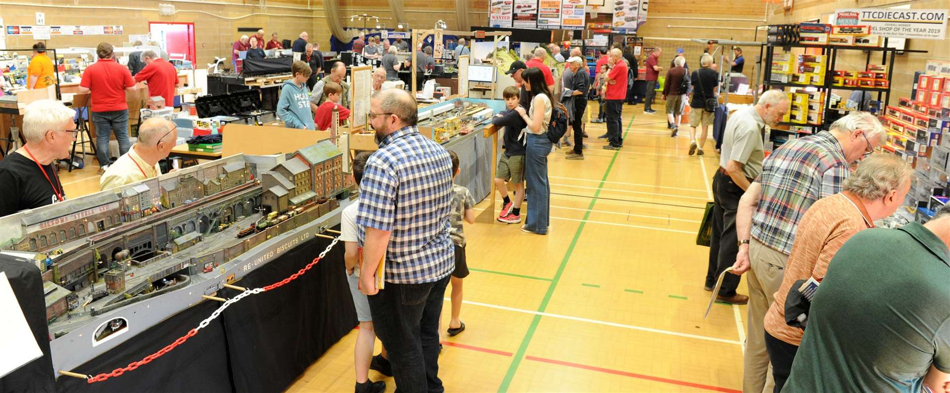 The show filled three halls and several other rooms at Stamford Welland Academy over the weekend. Photo Chris Lowndes