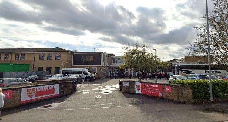 Bourne Grammar School. Photo: Google Streetview