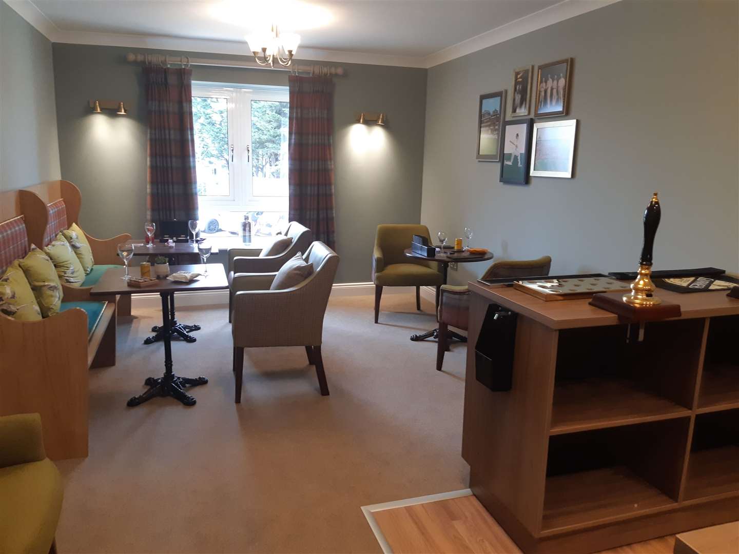 The home has a pub