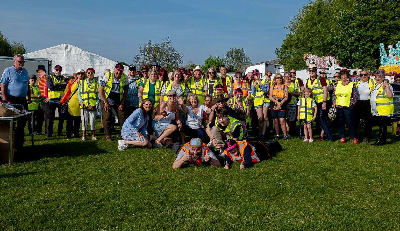 Volunteers who helped to put on a previous Spalding Flower Parade PHOTO: PATRICIA POXON