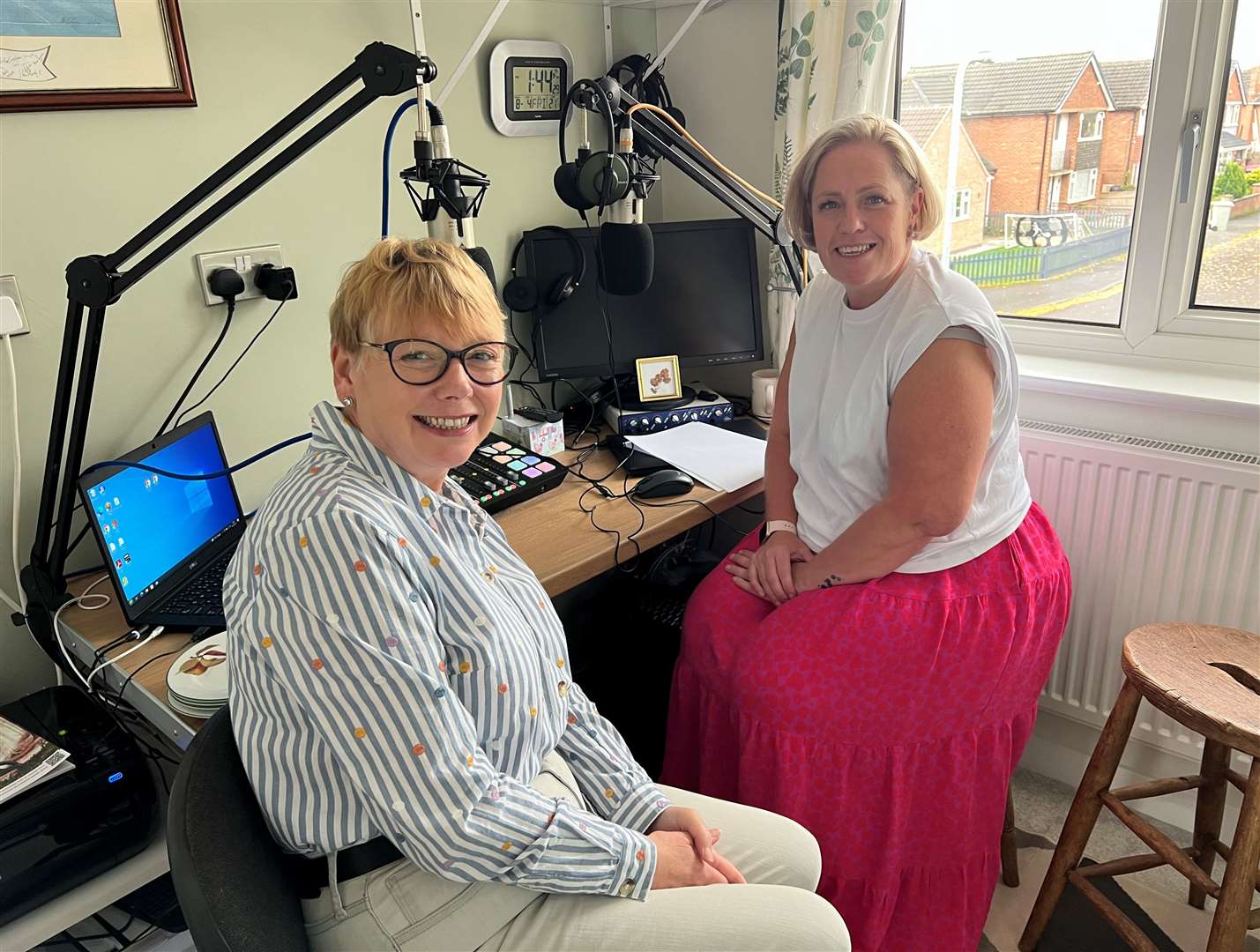 Podcast presenters Tracey Dene-Powell and Sarah Robb