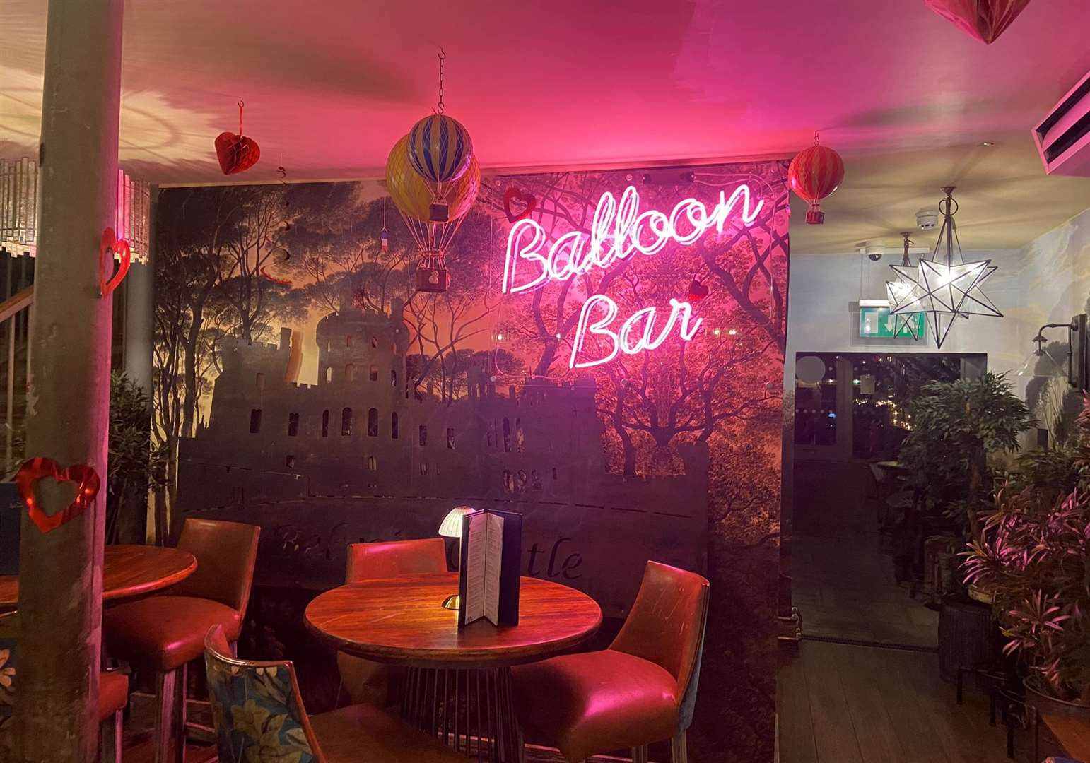The Balloon Bar at Belvoir Castle's Engine Yard