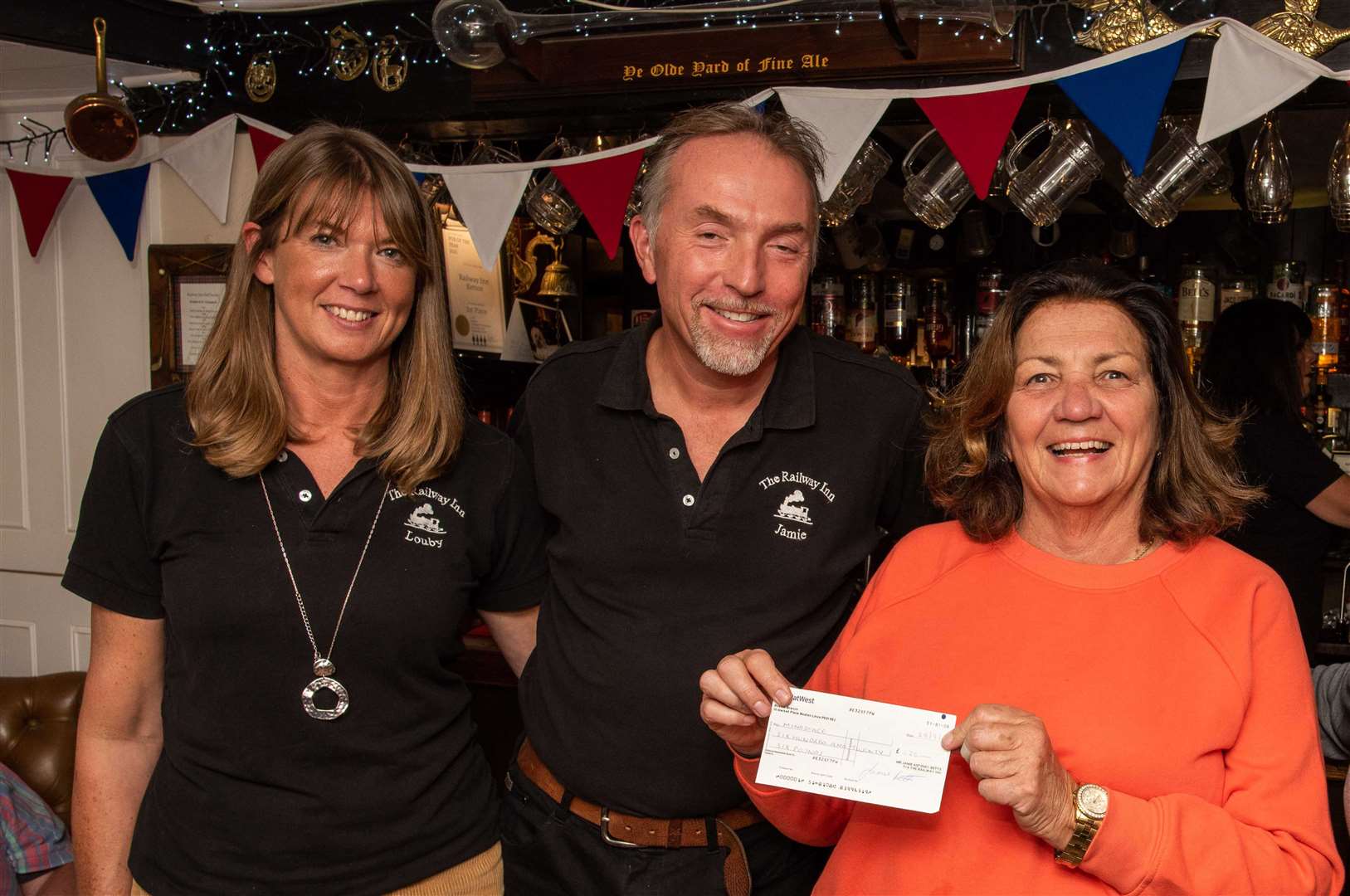 Linda and Jamie Betts with Mary Dowglass from MindSpace Stamford