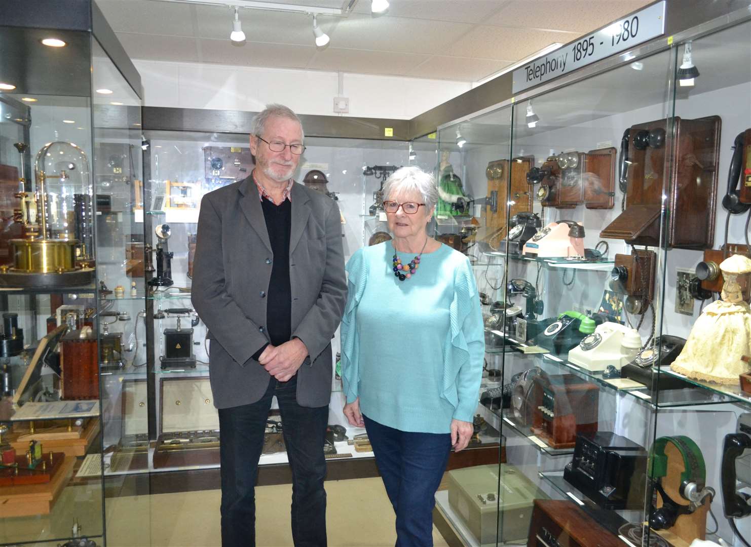 Trevor Cass and Rosie Hourihane have collected more than 1,500 curiosities dating from 1850 to 1980 which are on show at the Museum of Technology - copyright Kate Chapman