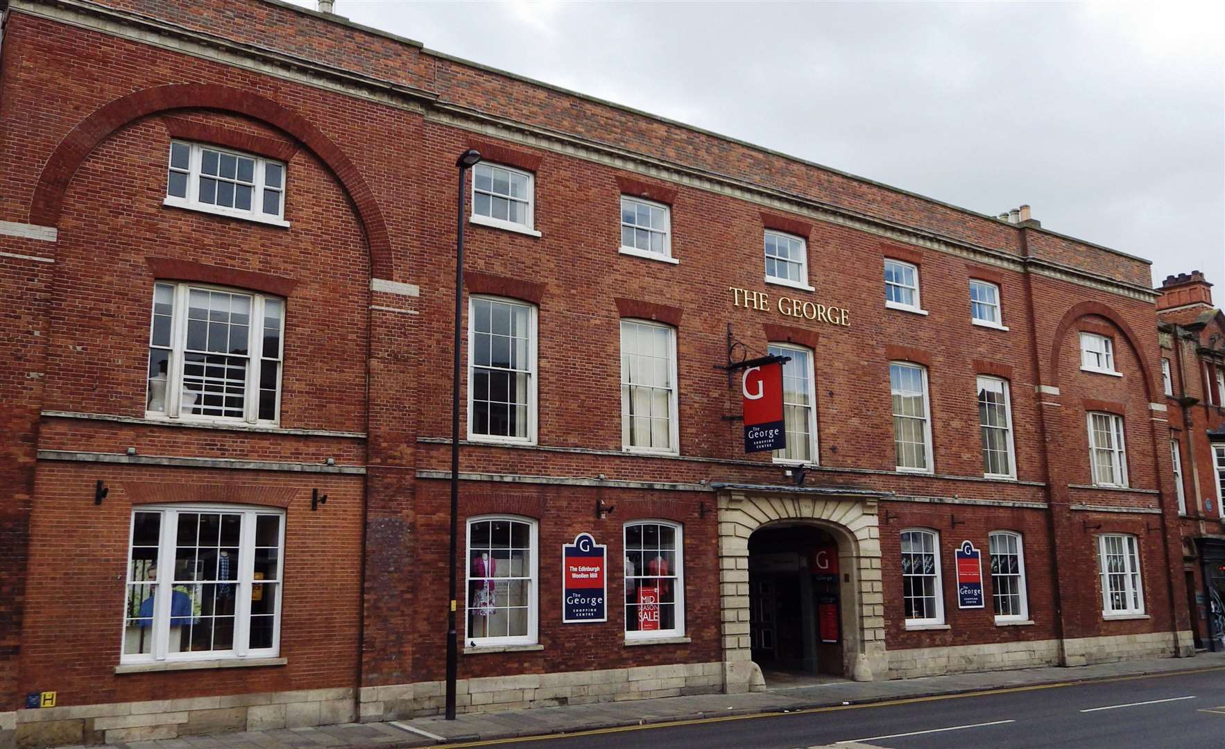 The George Centre today contains a number of retail outlets. Photo: John Manterfield / Grantham Civic Society