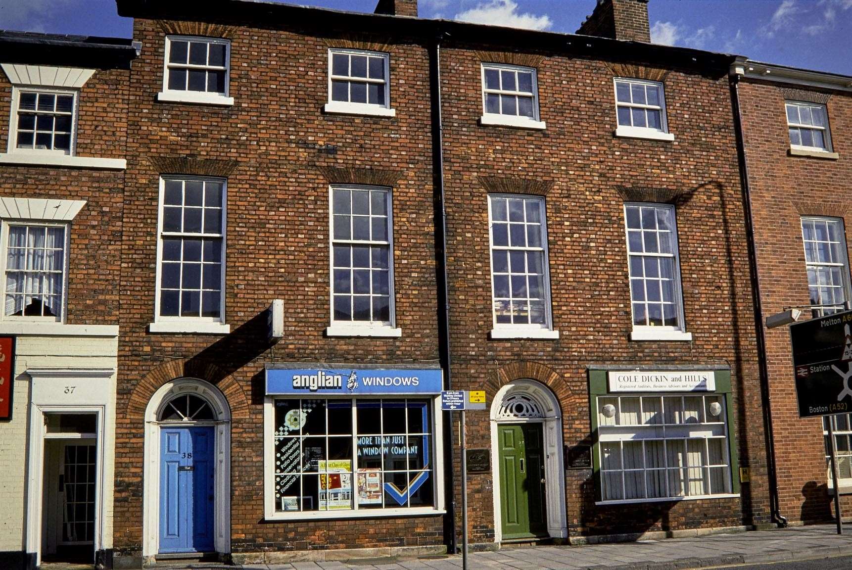 Cole, Dickens and Hills in Westgate, Grantham in the 1980s.