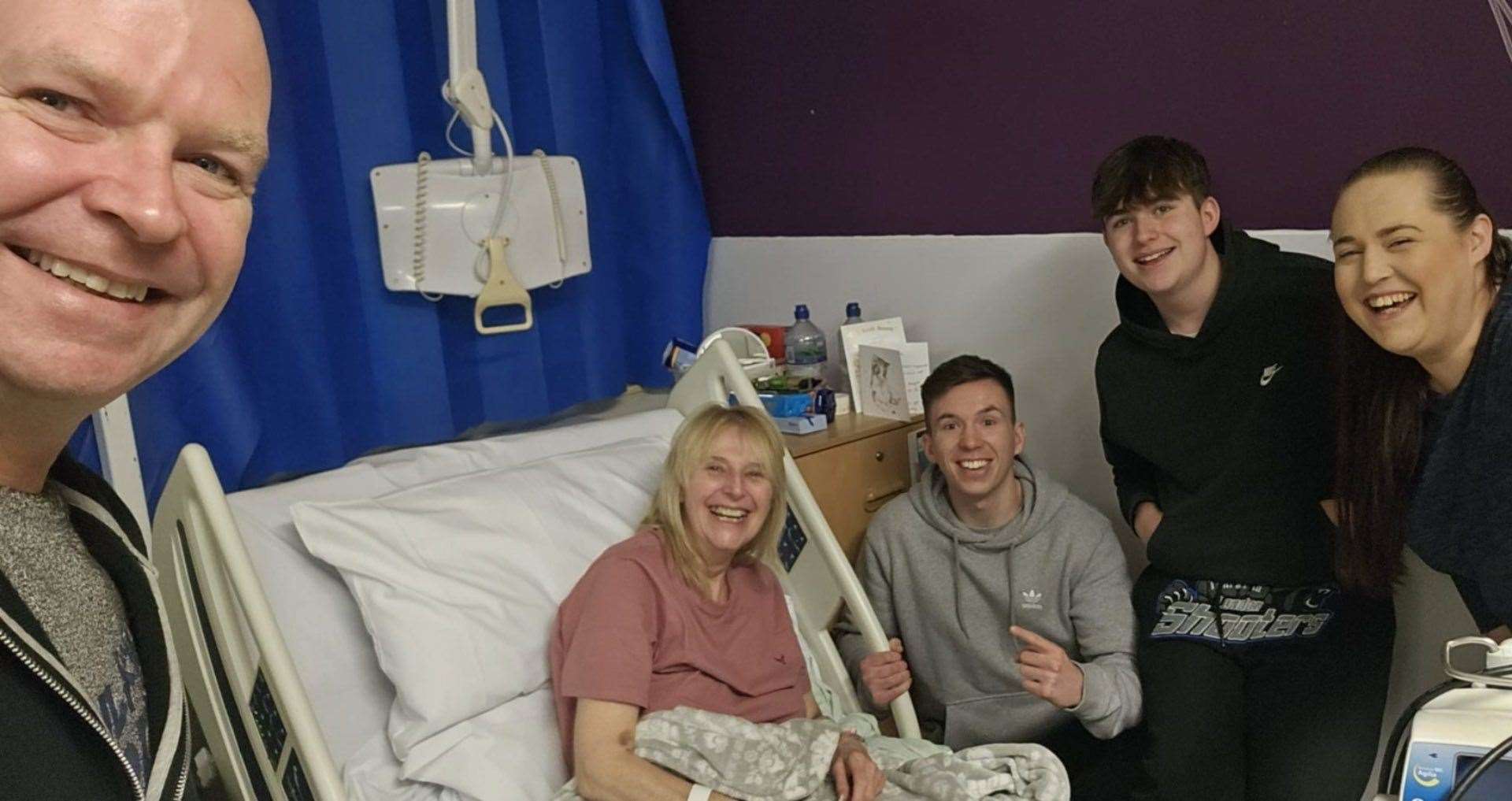 Rachael Tollerton with family