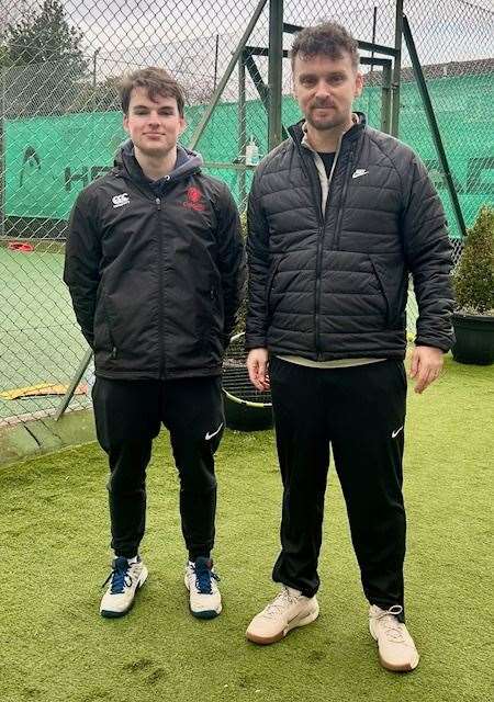 Will Cutforth with Dan Potter.