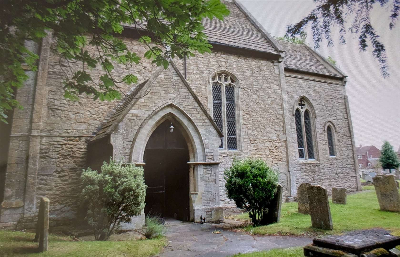 The churchyard at All Saints Church where 'King of the Gypsies' Henry Boswell was buried just over 200 years ago