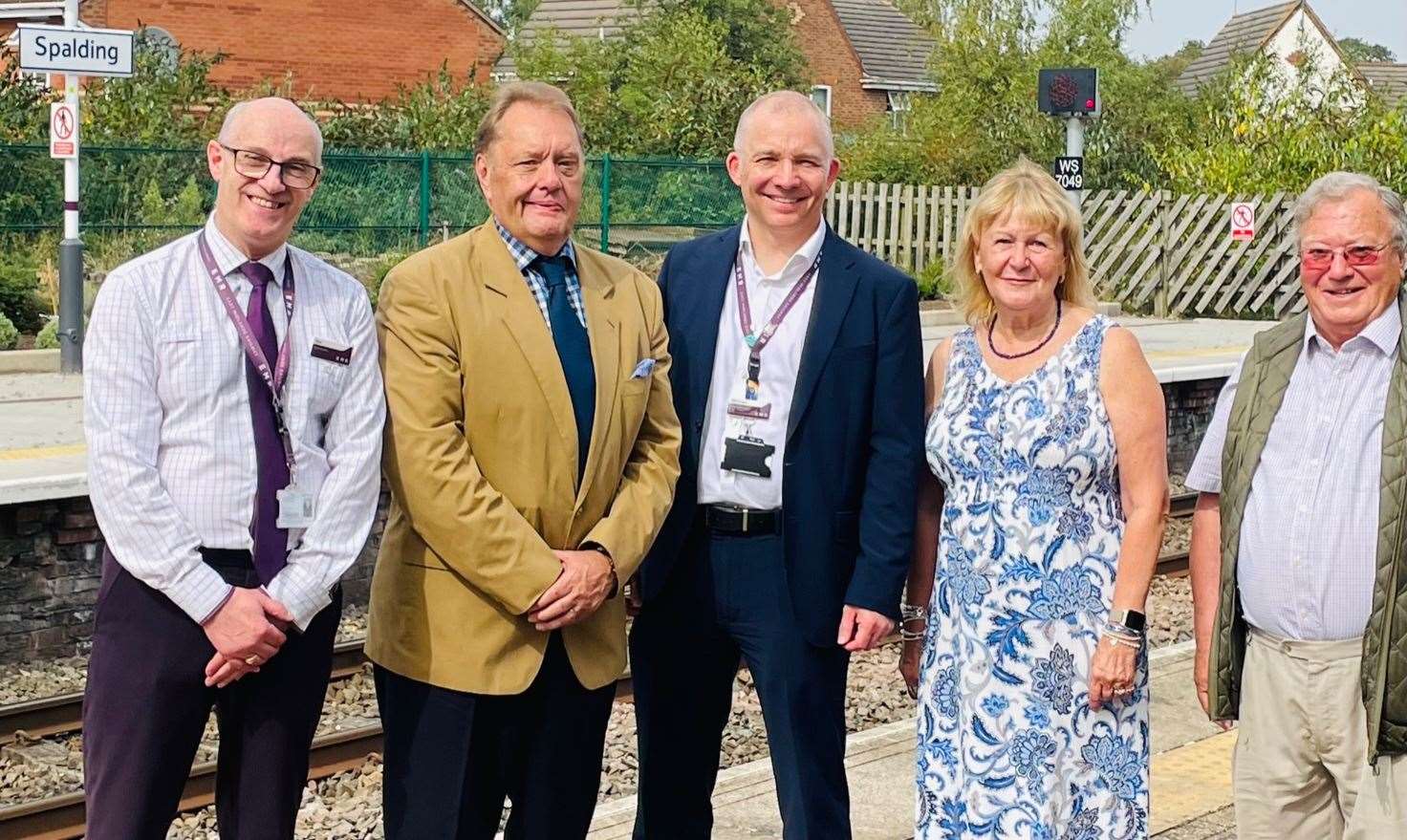 Jan and fellow campaigners played their part in the railway station remaining manned