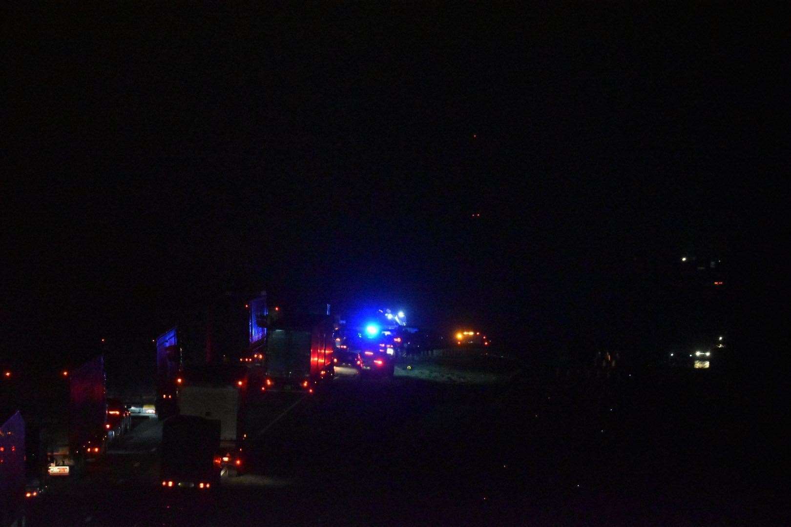 Multiple vehicles were involved in the crash on the A1 at Colsterworth. Photo: RSM Photography