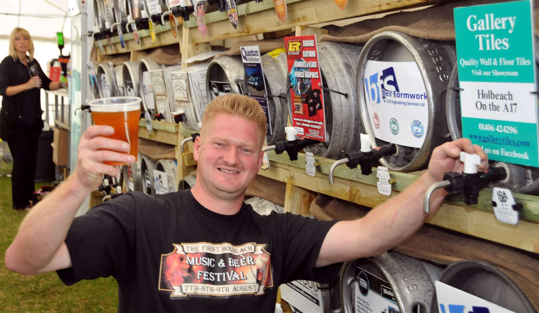 Event organiser Sean Taylor
