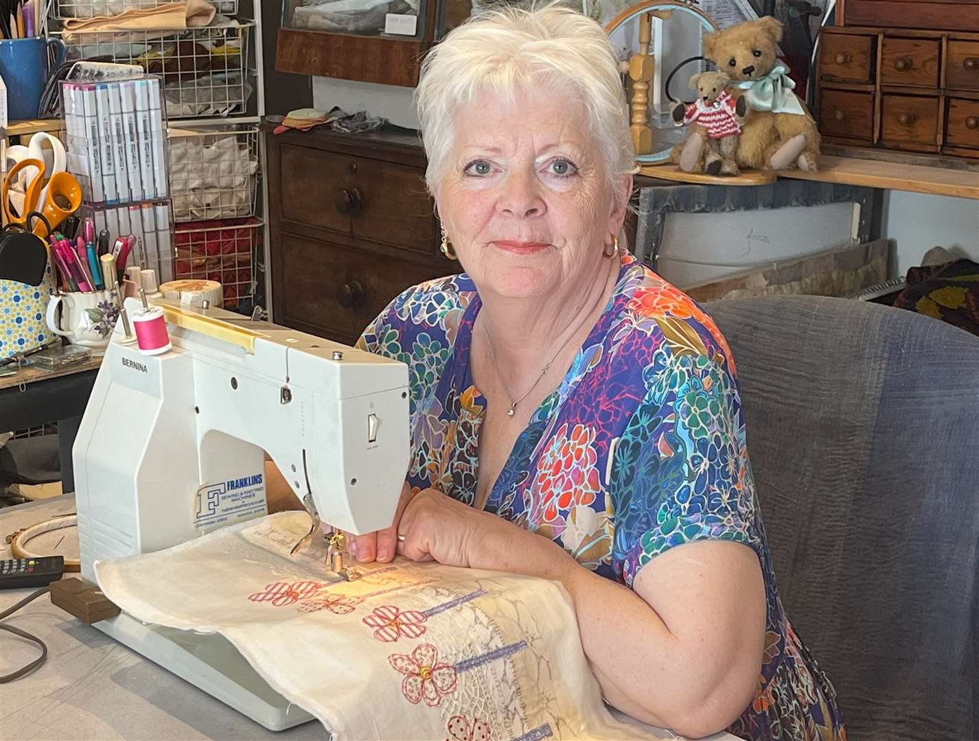 Chair and Creative Director for The Boston Stitchers, Heather Wright