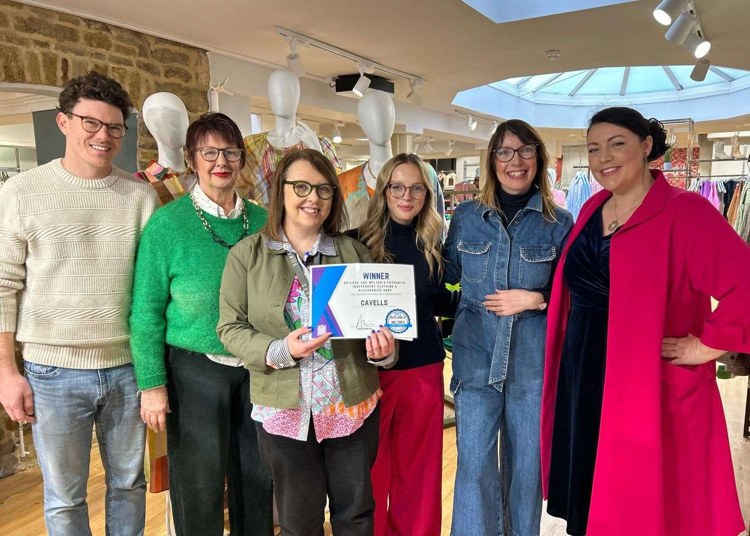Cavells won the clothing and accessories category