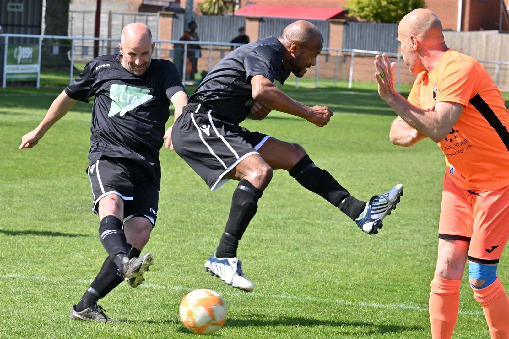 Some lively moves could be seen among the veterans