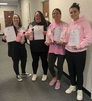 Staff at PayPlan have raised £500 for Breast Cancer Now (52541987)