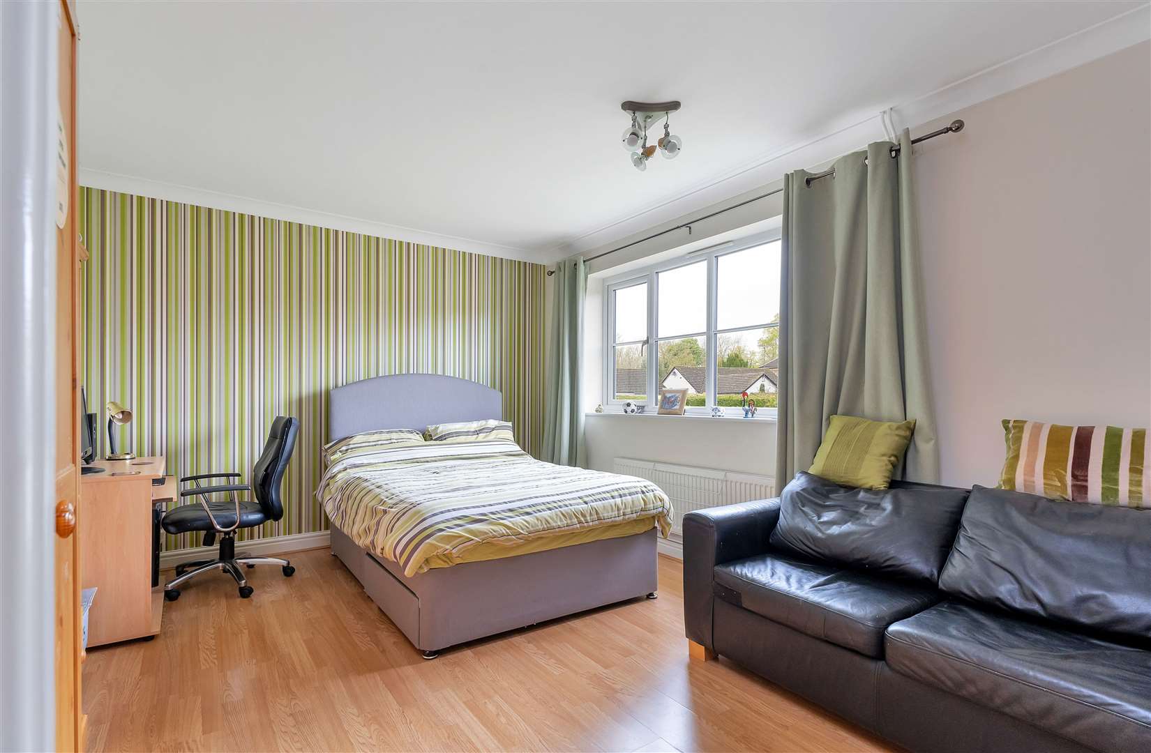 The property has four double bedrooms