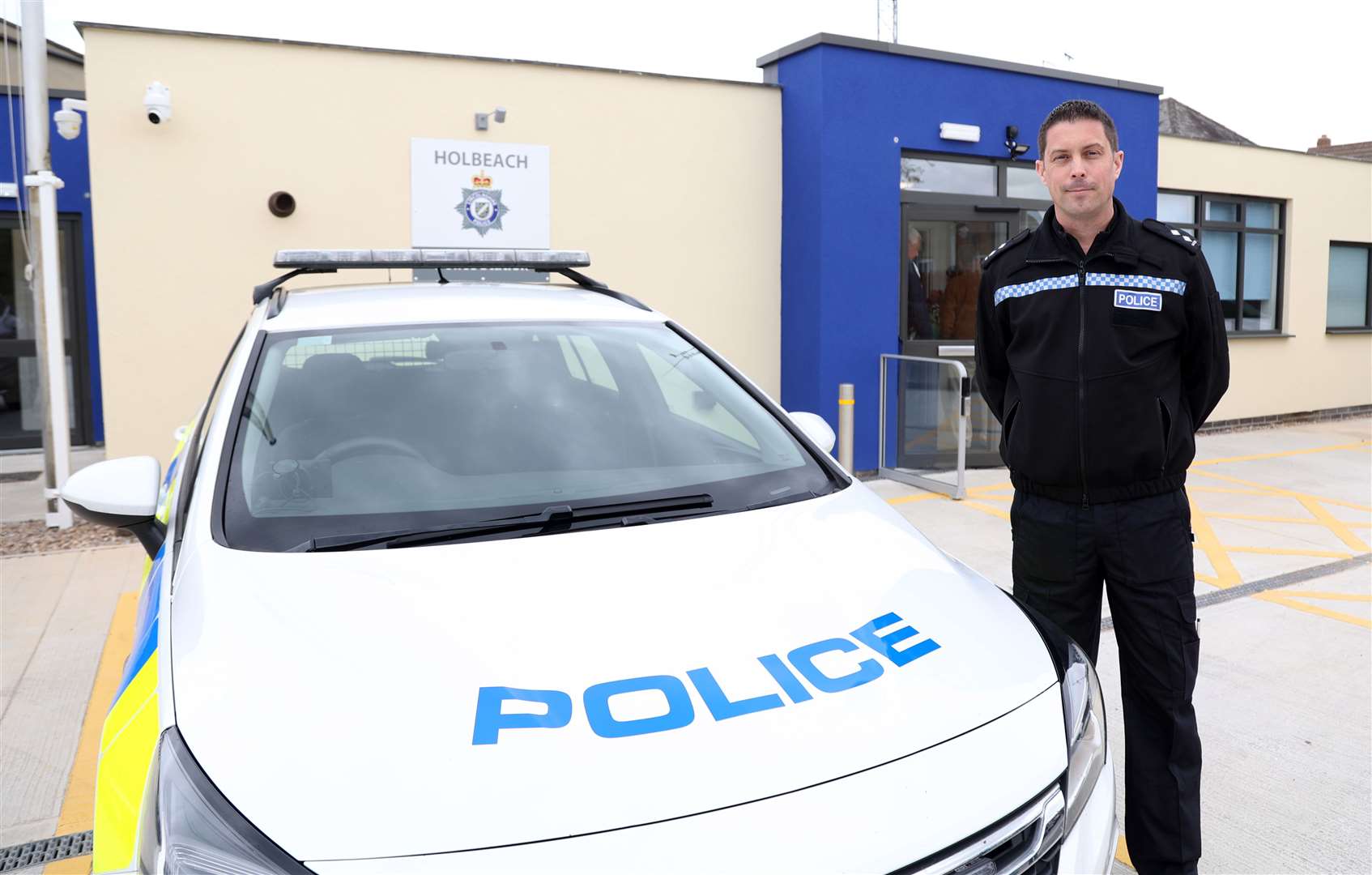 The re-opening of the Holbeach police station. Holbeach, Lincs, UK, on April 29, 2022 (56373529)