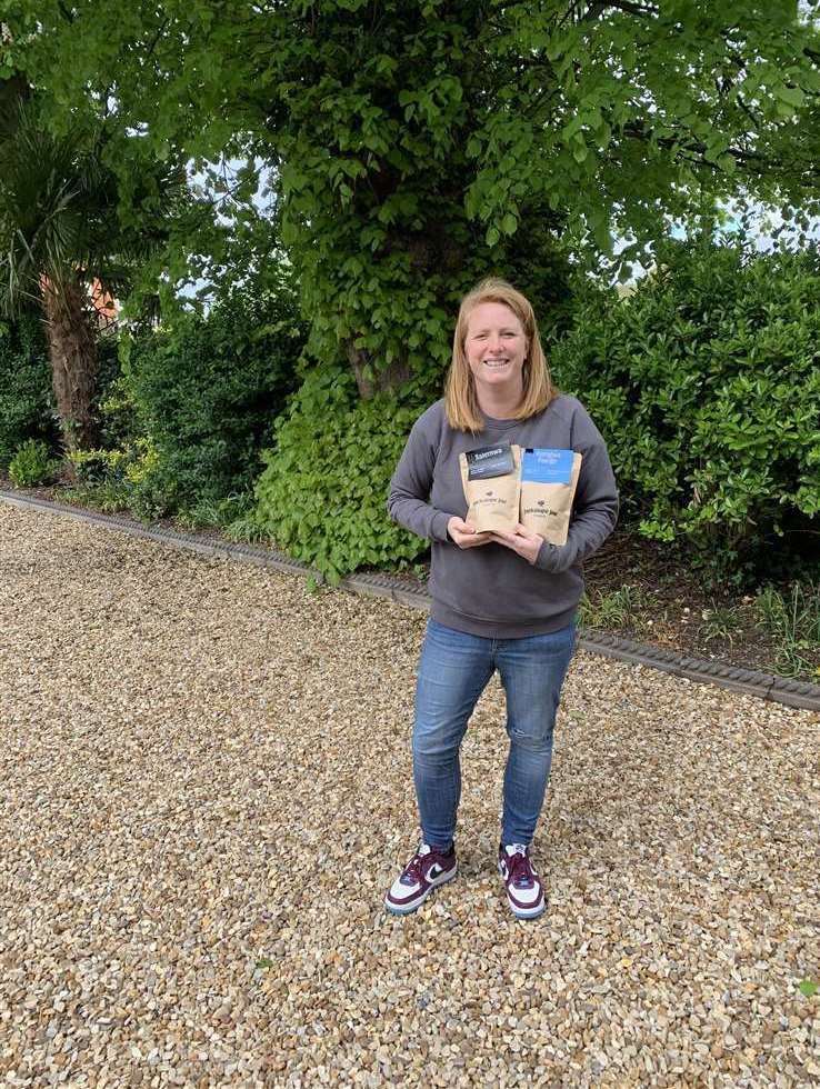 Hannah Joe sources the coffee beans herself and roasts them in Spalding