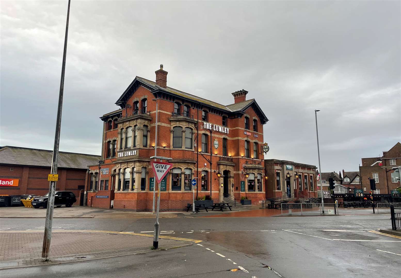 The Lumley, a former hotel-turned-pub, is the first thing many holidaymakers will see when they leave Skegness train station