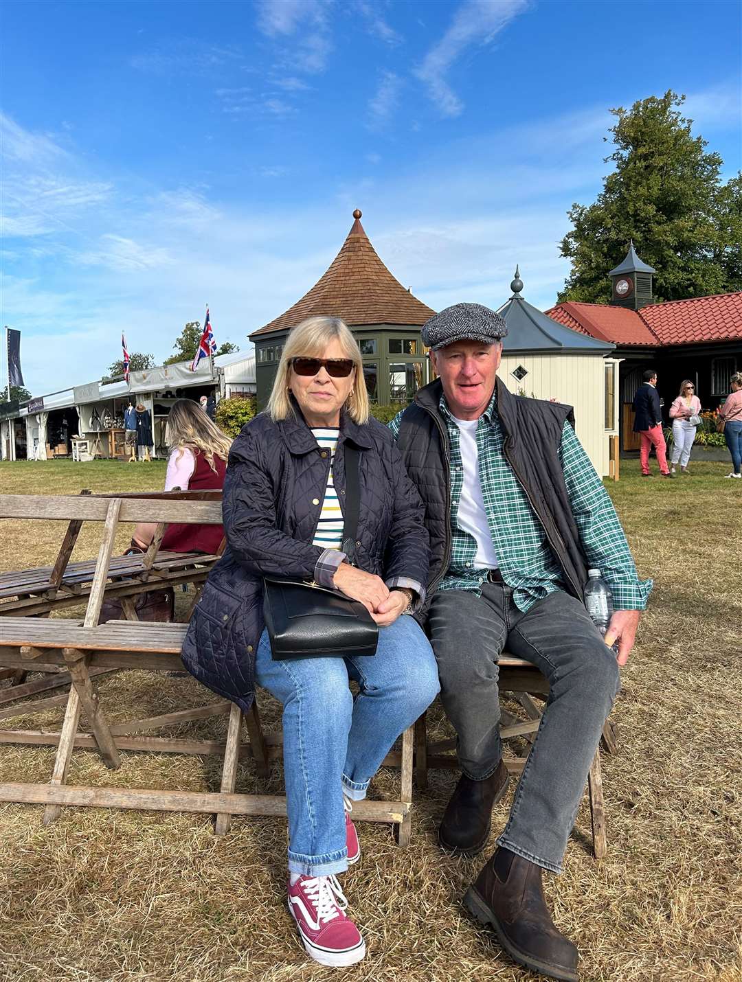 Teresa and Scott Bullet were excited to be at Burghley Horse Trials 2023