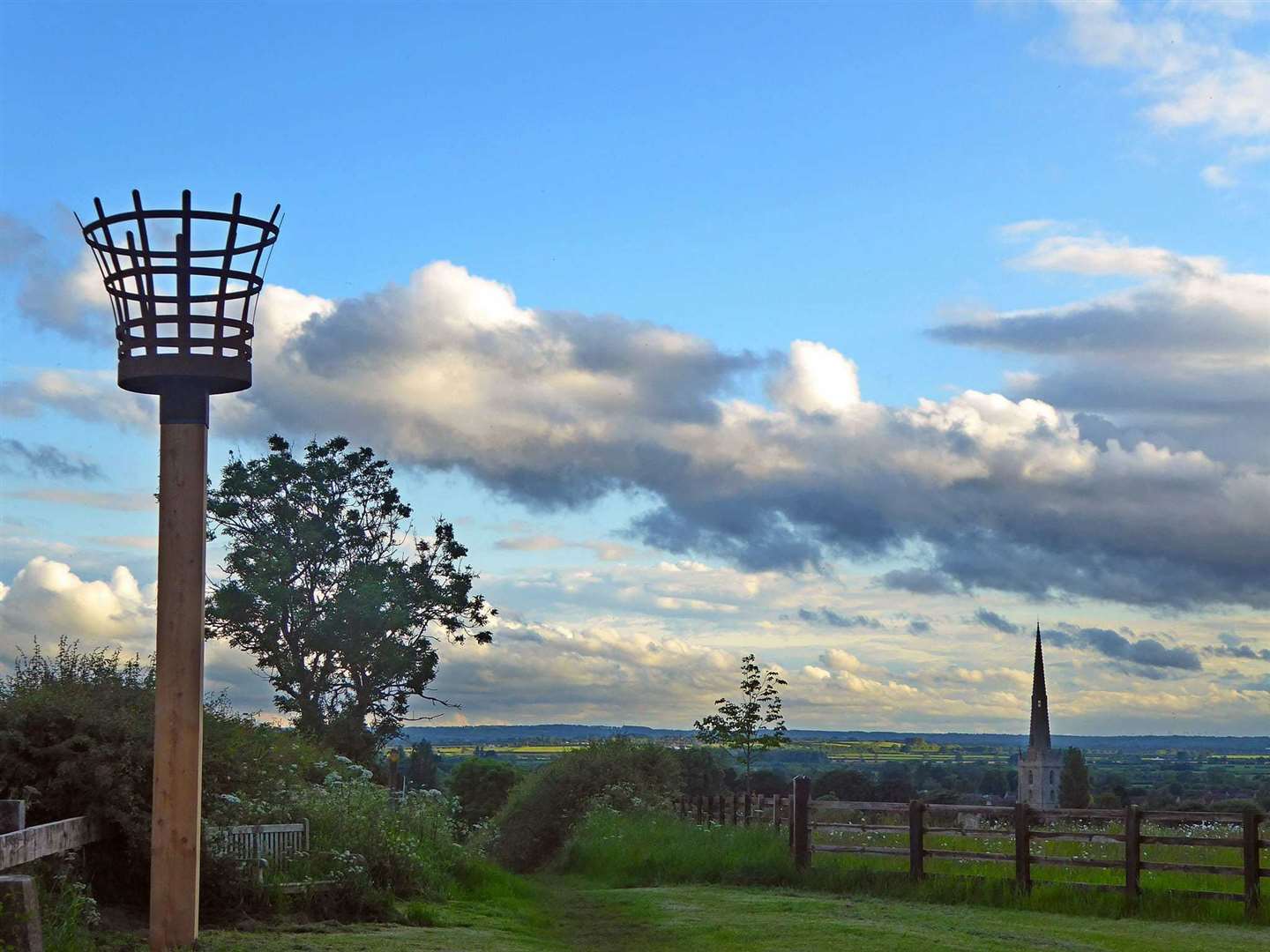 The recently fixed Bottesford beacon. Photo: Ashley Waterfall