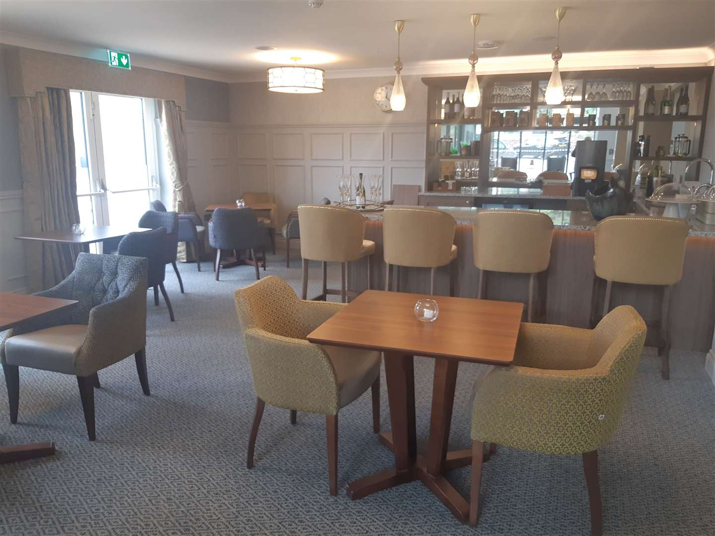 The ground floor bar