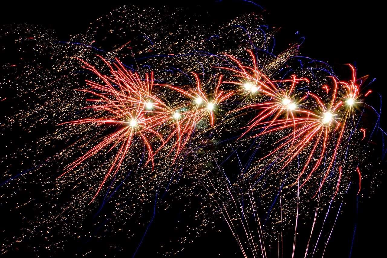 Rutland Lions firework display. Photo: Allan Grey