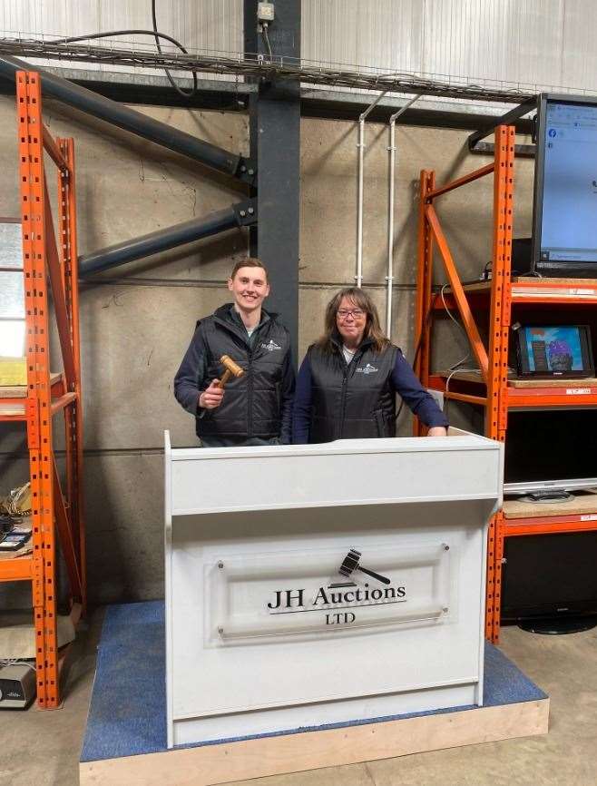 James Harrison and Julie Lakey of JH Auctions, Spalding (63389643)