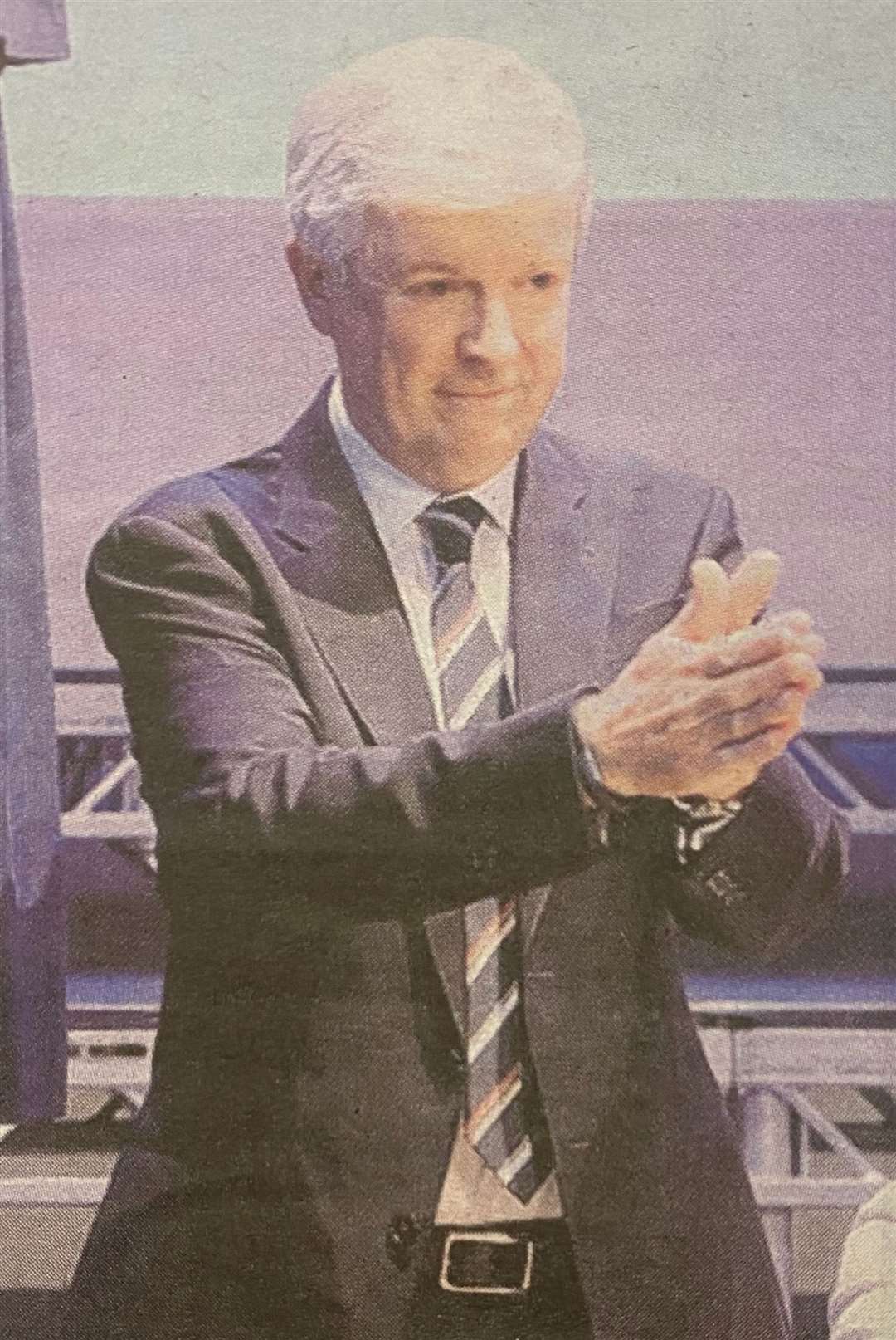 Director general of the BBC Lord Tony Hall at Stamford High School 10 years ago.