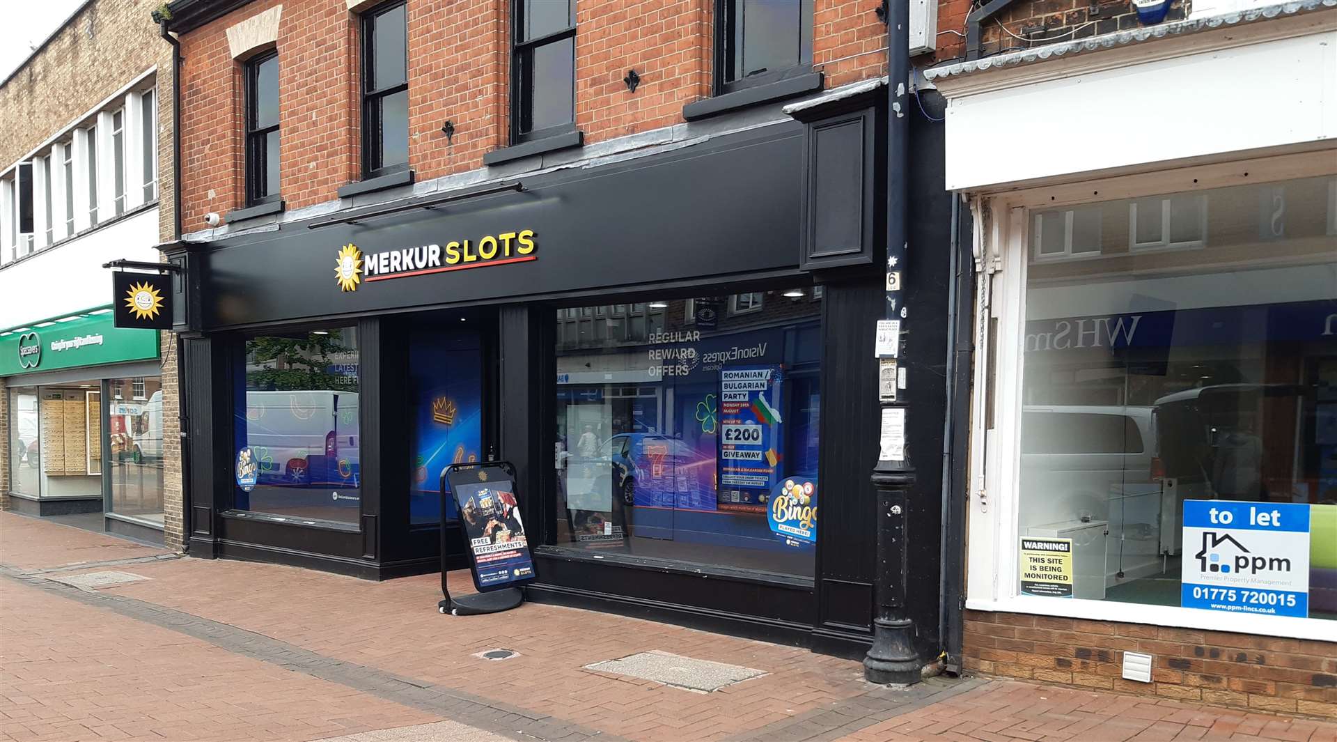 Merkur Slots in Hall Place, Spalding