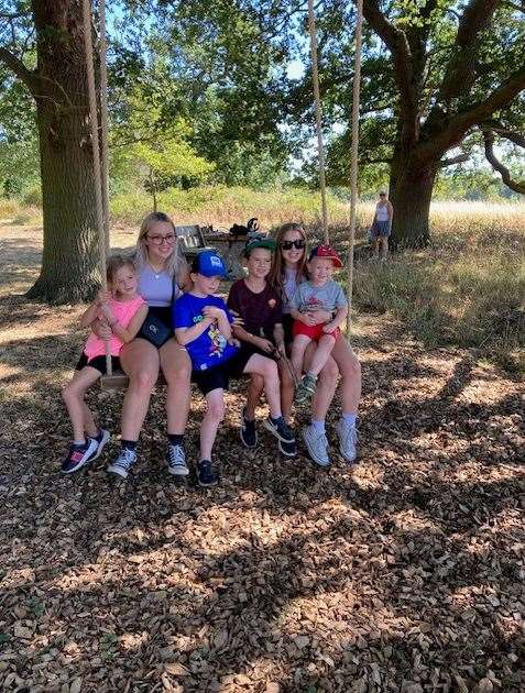 Left to right: Valentina, Jessica, William, Leonardo, Harriet, Alfie - Rodney wants to enjoy his family for as long as possible
