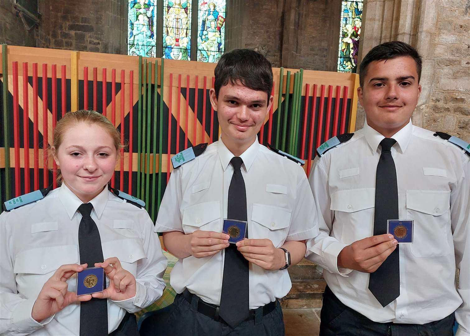 Cadets Darcie, Thomas, Ollie