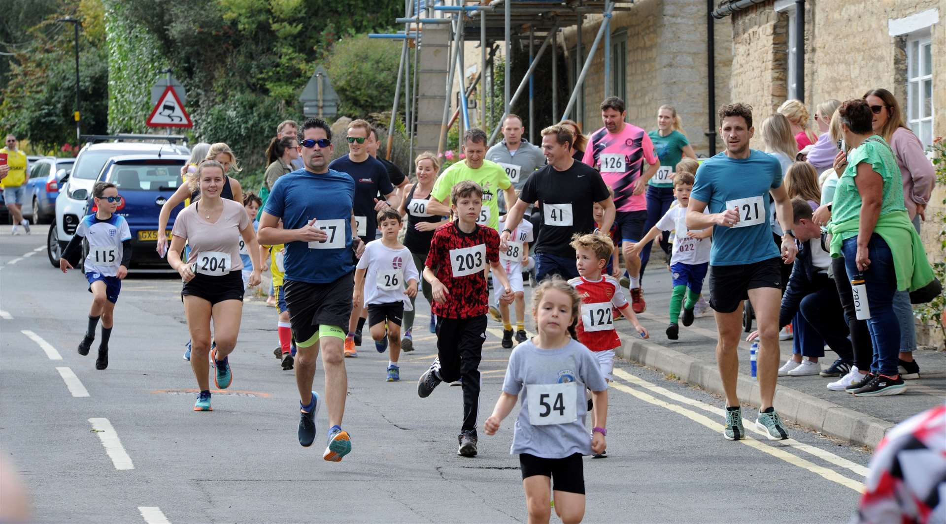 The run raised funds for Barnack School