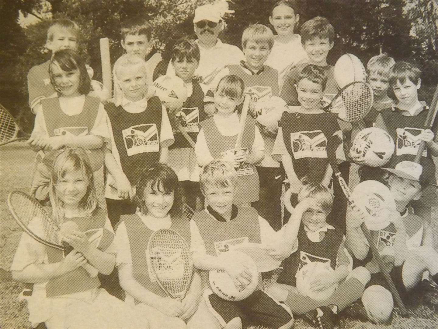 25 years ago: August 21, 1998 – Feeling sporty: Children in Ketton who took part in the Summer multi-sport Roadshow.