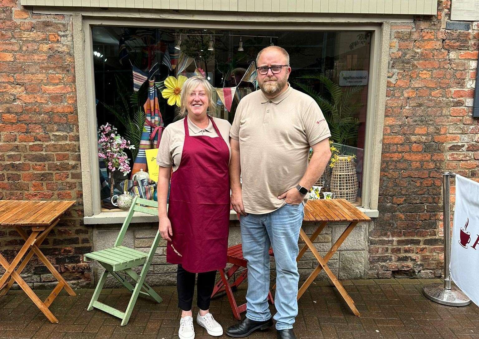 Chris and Helen Wheeler are the new owners of Penningtons in Hall Place, Spalding. PHOTO: SUBMITTED