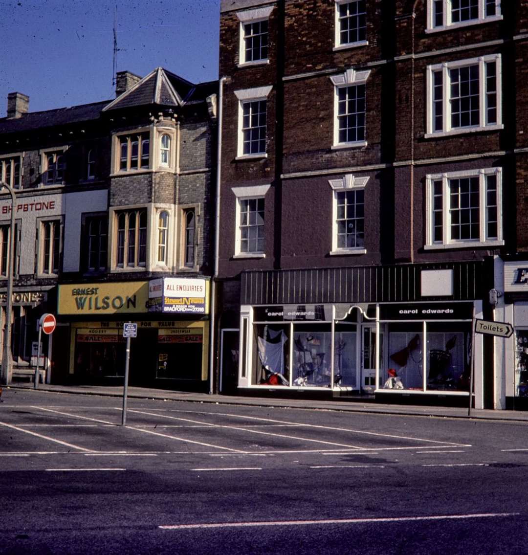 The former Ernest Wilson and Son store.