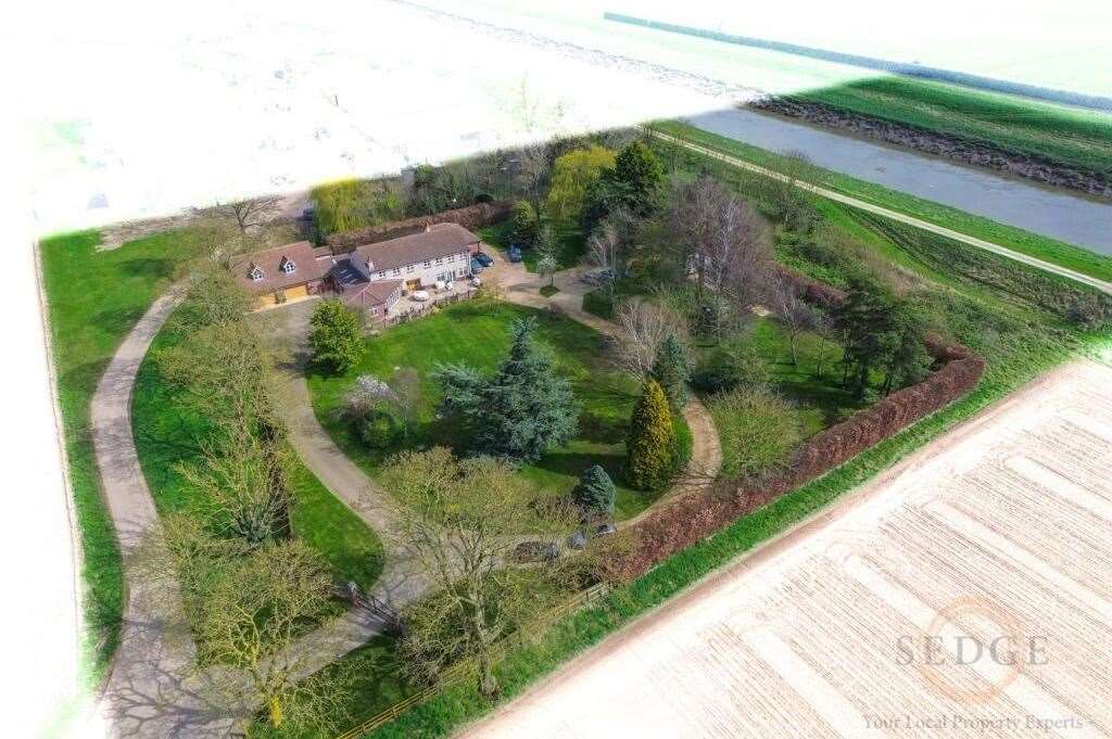 The property is located in Surfleet Marsh