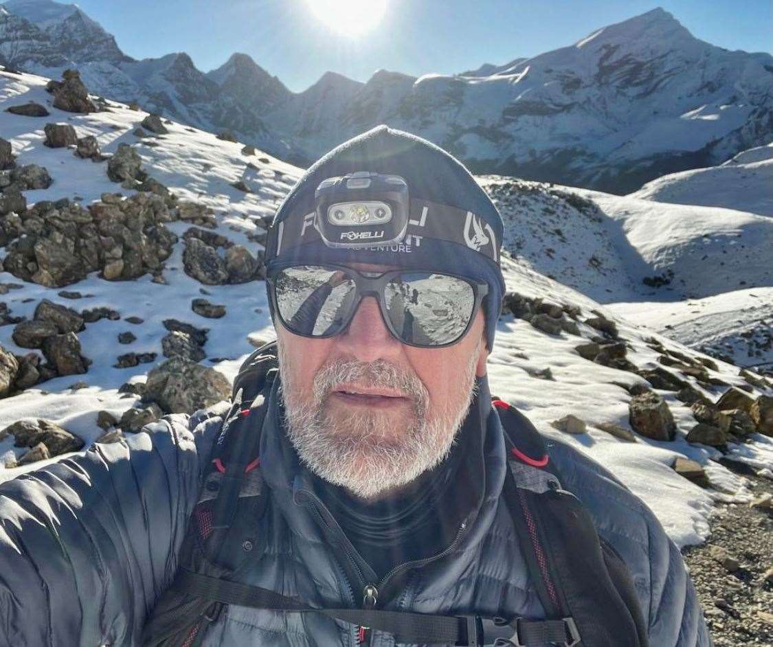 David has climbed mountains in Nepal since he became sober