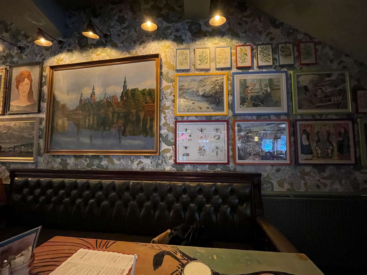 Plenty to keep you occupied on the walls