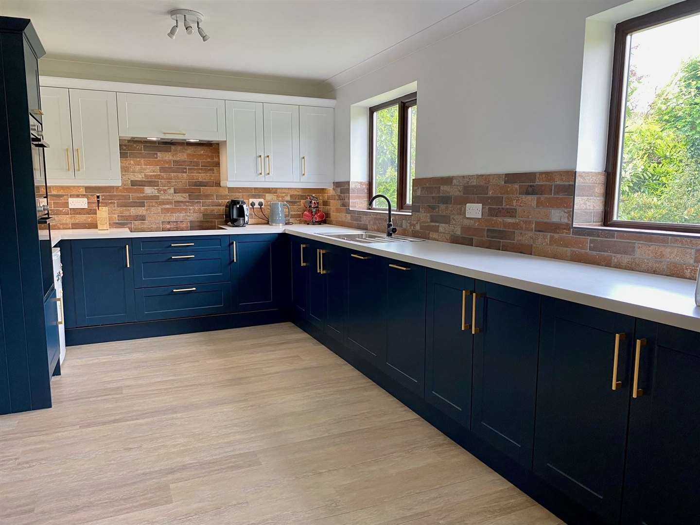 A spacious kitchen