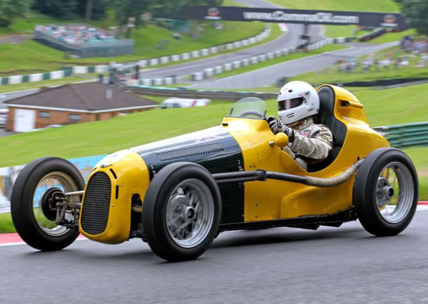 Vintage tin will be hurtling around the Lincolnshire Wolds circuit on Sunday. Photo: Dennis Rushton